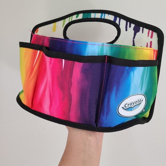 Vibrant Crayola Rainbow Caddy/Organizer - Perfect for Art Supplies & More! - Picture 4 of 10